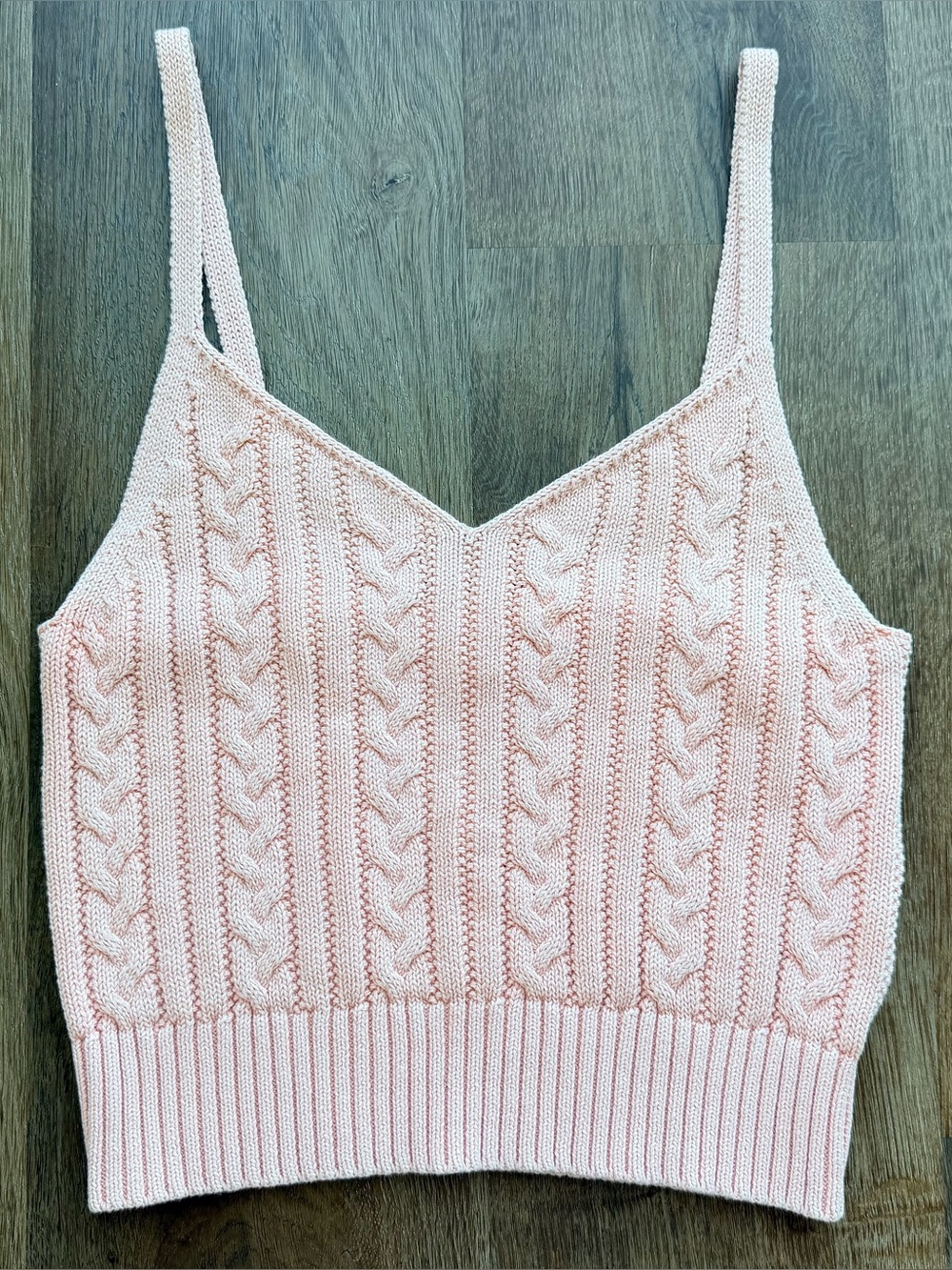 AMERICAN EAGLE | Cable Knit Sweater | Cropped Tank Top | Coquette Cottagecore